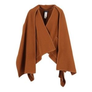 Fabiana Filippi Wool Cape With Unique Scarf Design - NWT